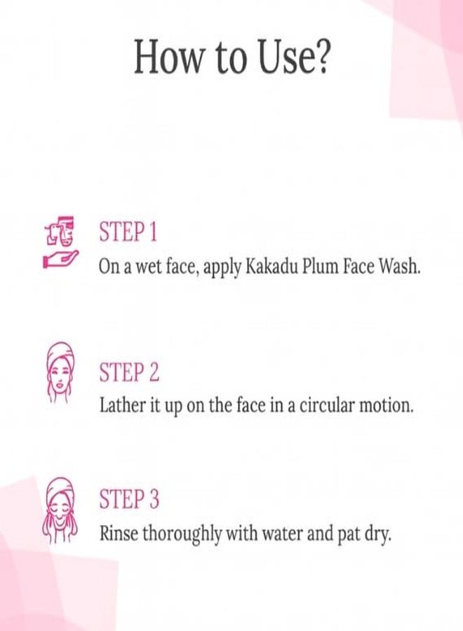 Iguana 10% Vitamin C Face Wash with Kakadu Plum | Brightening Facial Cleanser for Dull Skin & Uneven Tone | Silicone-Free, Paraben-Free | 100 ml (3.38 fl oz) - Image 5